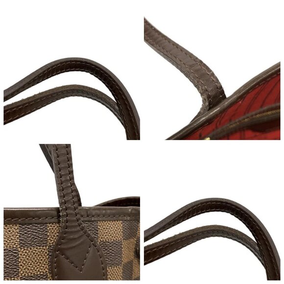 LOUIS VUITTON Neverfull PM Ebene Damier Tote Bag 960-071925 - Picture 7 of 14